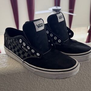 Vans Black and White Checkerboard Sneakers